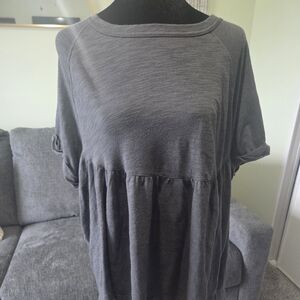 Casual Gray Women's Top
